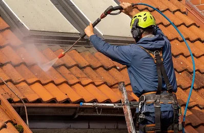 Démoussage et hydrofuge de toiture à Écaille
